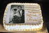 Order Ref: PI-348 Photo Image Custom 10x14 Inch Anniversary Ice Cream Cake.