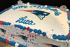 Order Ref: PI-523 Custom 10x14 inch Patriot's Themed Photo Image Ice Cream Cake