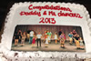 Order Ref: PI-154 Custom Photo Image Cake for Daddy & Me Dancers.