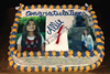 Order Ref: PI-198 Custom Graduation Themed Photo Image Ice Cream Cake.