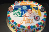 Order Ref: PI-490 12 inch Boston Sports Theme Photo Image Ice Cream Cake