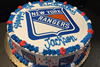 Order Ref: PI-431 12 inch NY Rangers Photo Image Ice Cream Cake