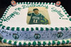 Order Ref: PI-516 12x18 inch Boston Celtics Custom Photo Image Ice Cream Cake