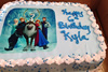 Order Ref: PI-208 Frozen the Movie 12x18 inch Themed Photo Image Ice Cream Cake.