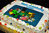 Order Ref: PI-230 Minecraft Themed Custom Photo Image Ice Cream Cake.