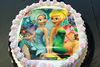 Order Ref: PI-287 Disney Fairies 8 inch Custom Ice Cream Cake