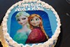 Order Ref: PI-212 8 inch Frozen the Movie Custom Photo Image Ice Cream Cake.