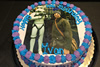 Order Ref: PI-460 8 inch Star Wars Custom Photo Image Ice Cream Cake