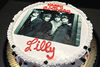 Order Ref: PI-448 9 inch The Beatles Custom Photo Image Ice Cream Cake