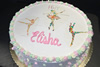 Order Ref: PI-494 10 inch Ballet Photo Image Ice Cream Cake