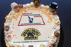 Order Ref: PI-181 Boston Bruins Custom Photo Image Ice Cream Cake.