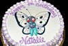 Order Ref: PI-140 Butterfly Photo Image Ice Cream Cake.