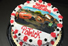 Order Ref: PI-434 8 inch Cars Photo Image Ice Cream Cake