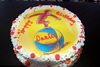 Order Ref: PI-023 Curious George Photo Image Ice Cream Cake.