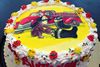 Order Ref: PI-164 Curious George Fireman Custom Photo Image Cake.