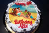 Order Ref: PI-245 Custom Beach Scene Photo Image Ice Cream Cake.