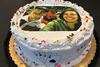 Order Ref: PI-499 Ed and Daughter Custom Photo Image Ice Cream Cake