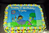 Order Ref: PI-071 Dora Photo Image 10 x 14 inch Themed Ice Cream Cake.