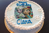 Order Ref: PI-192 Frozen themed Photo Image Cake with Elsa & Anna
