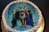 Order Ref: PI-215 10 inch Frozen the Movie Photo Image Ice Cream Cake.