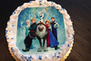 Order Ref: PI-207 Frozen the Movie Themed Photo Image Ice Cream Cake.
