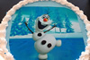 Order Ref: PI-011 Olaf from Frozen the Movie Photo Image Ice Cream Cake.