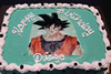 Order Ref: PI-232 Goku from Dragon Ball Custom Themed Photo Image Ice Cream Cake.