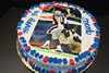 Order Ref: PI-442 Patriots Rob Gronkowski Photo Image Ice Cream Cake