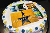 Order Ref: PI-504 Hamilton the musical themed Photo Image Ice Cream Cake