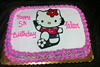 Order Ref: PI-121 Hello Kitty Photo Image Ice Cream Cake.