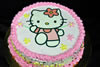 Order Ref: PI-067 Hello Kitty Themed Photo Image Ice Cream Cake.