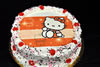 Order Ref: PI-102 Hello Kitty Themed Custom Photo Image Ice Cream Cake.