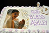 Order Ref: PI-107 Holy Communion Themed Photo Image Ice Cream Cake.
