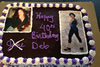 Order Ref: PI-182 NOT Jane Fonda Custom Birthday Photo Image Ice Cream Cake.
