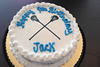 Order Ref: PI-206 Lacrosse Themed Photo Image Ice Cream Cake.