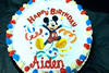 Order Ref: PI-330 Photo Image Mickey Mouse Theme Cake