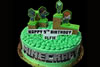 Order Ref: PI-580 Minecraft Themed Photo Image Ice Cream Cake