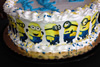 Order Ref: PI-338 Minions Themed Photo Image Ice Cream Cake.