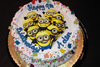 Order Ref: PI-174 Minions Photo Image Custom Ice Cream Cake.