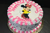 Order Ref: PI-464 8 inch Minnie Mouse Photo Image Ice Cream Cake