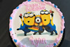 Order Ref: PI-394 10 inch Minions Photo Image Ice Cream Cake