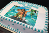 Order Ref: PI-453 12x18 inch Moana Custom Photo Image Ice Cream Cake