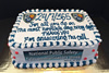 Order Ref: PI-339 Photo Image National Telecommunicators Week Custom Cake