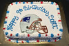 Order Ref: PI-303 10x14 inch NE Patriot's Custom Ice Cream Cake