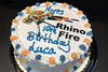 Order Ref: PI-443 NERF Rhino Blaster Photo Image Ice Cream Cake