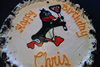 Order Ref: PI-130 Custom Photo Image Newton Lacrosse Ice Cream Cake.