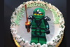 Order Ref: PI-126 Custom Ninja Photo Image Ice Cream Cake.