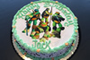 Order Ref: PI-275 Ninja Turtles Photo Image Ice Cream Cake.