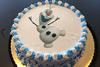 Order Ref: PI-200 Olaf from Frozen Photo Image Ice Cream Cake.