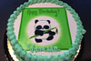 Order Ref: PI-199 Panda Themed Photo Image Ice Cream Birthday Cake.